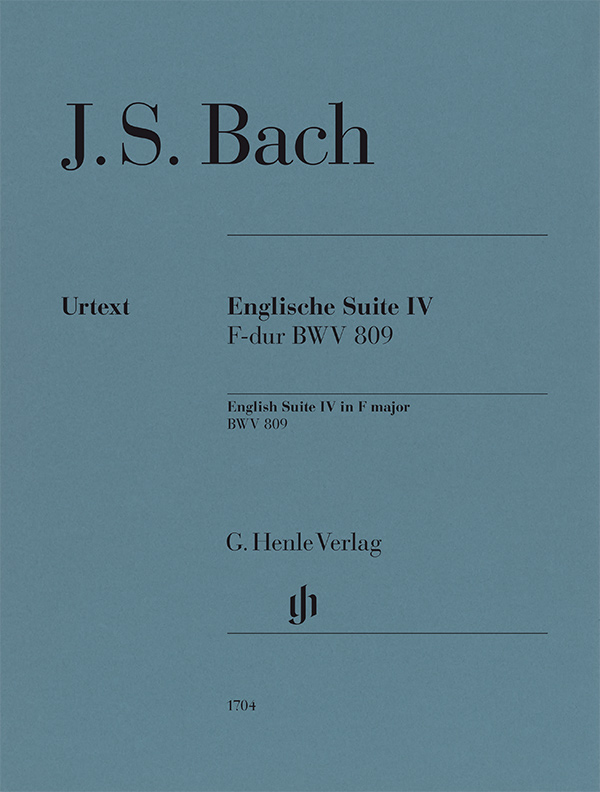 English Suite no. 4 F major BWV 809