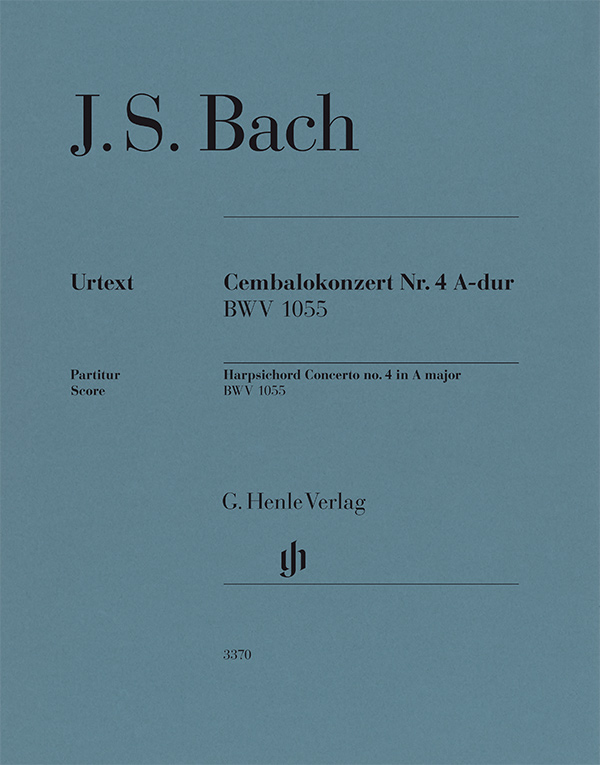 Harpsichord Concerto no. 4 A major BWV 1055